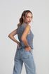 Light Blue Loose Straight Jeans